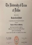 Buy college degree from The University of Texas at Dallas
