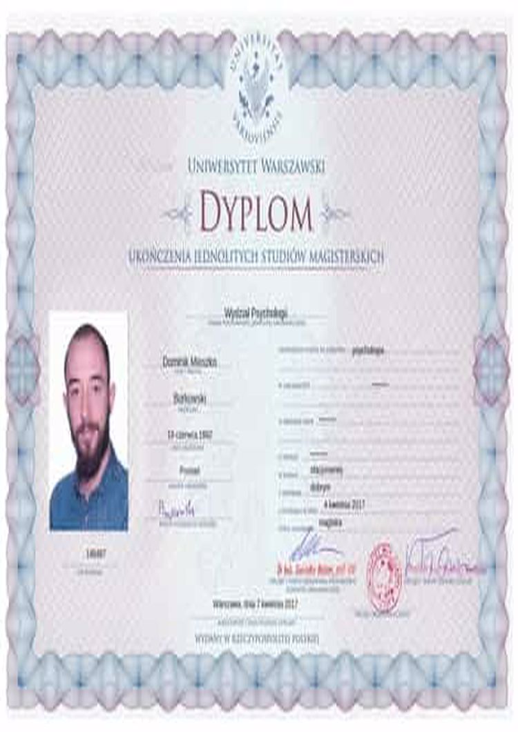 Buy college degree from the Uniwersytet Warszawski