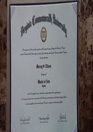 Buy college degree from The Virginia Commonwealth University