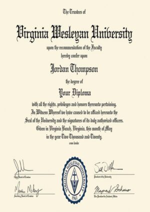 Buy college degree from The Wesleyan University