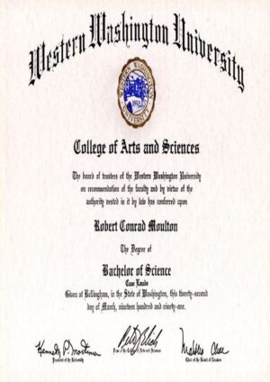Buy college degree from The Western Washington University
