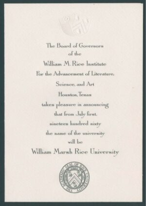 Buy college degree from The  William Marsh Rice University