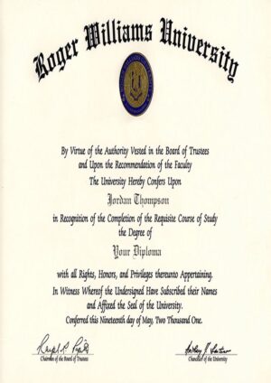 Buy college degree from The Williams College