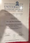 Buy college degree from The Frankfurt University of Applied Sciences