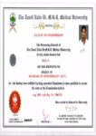 Buy college degree from The Tamil Nadu Dr. M.G.R.Medical University